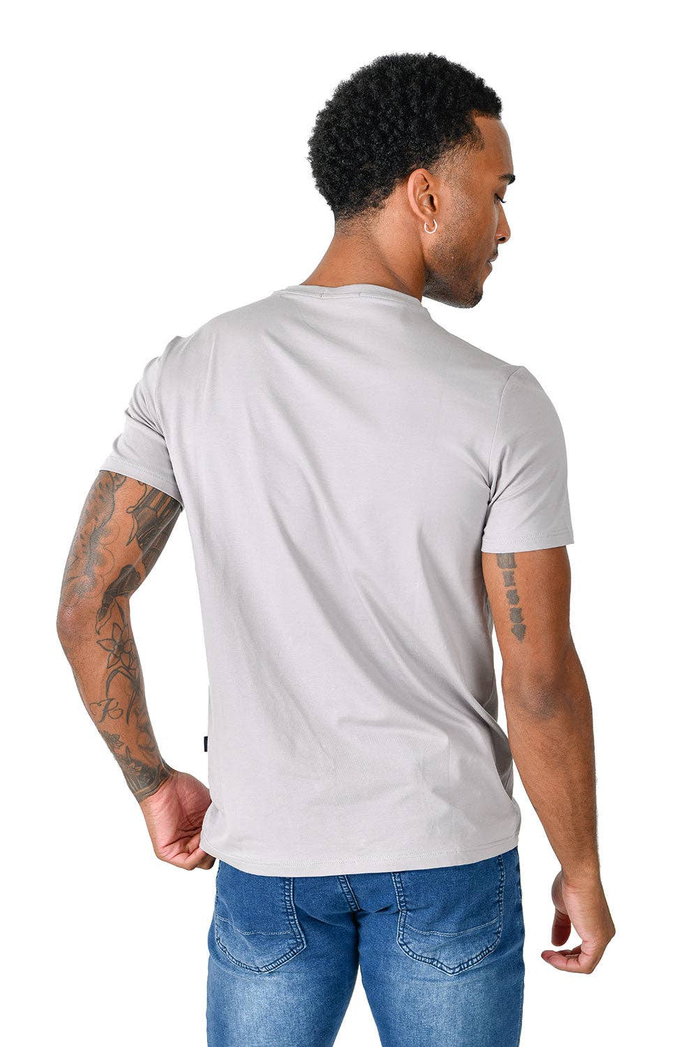 Trendy basics Crew-Neck T-Shirt: -WHT-