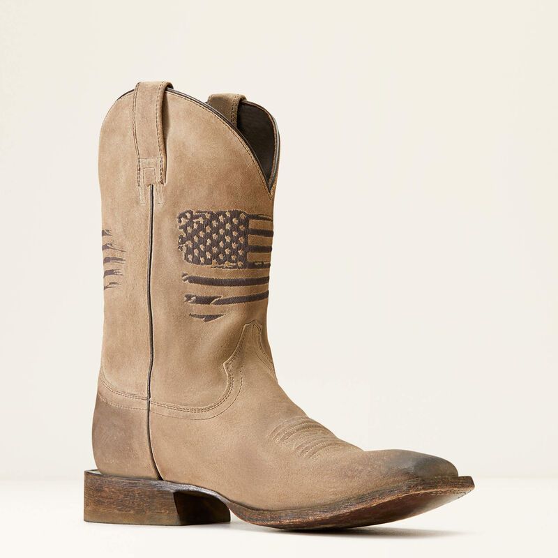 10046863 ARIAT CIRCUIT PATRIOT BURNED GREY BOOTS