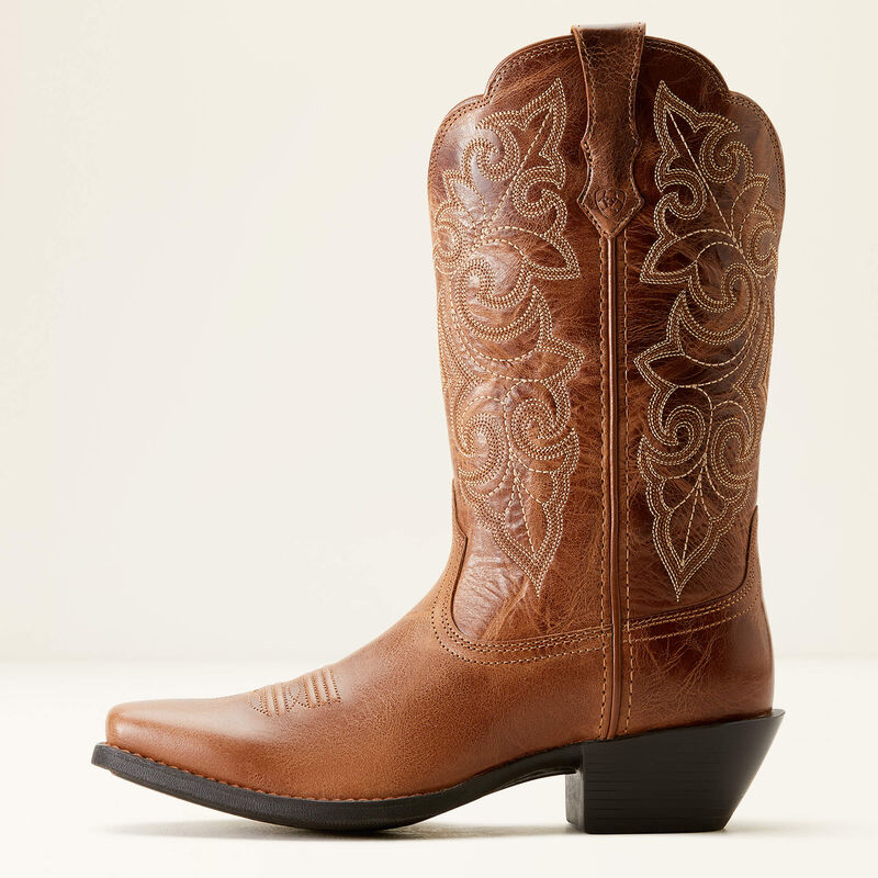 10053733 ROUND UP TOE SQUARE WESTERN BOOT