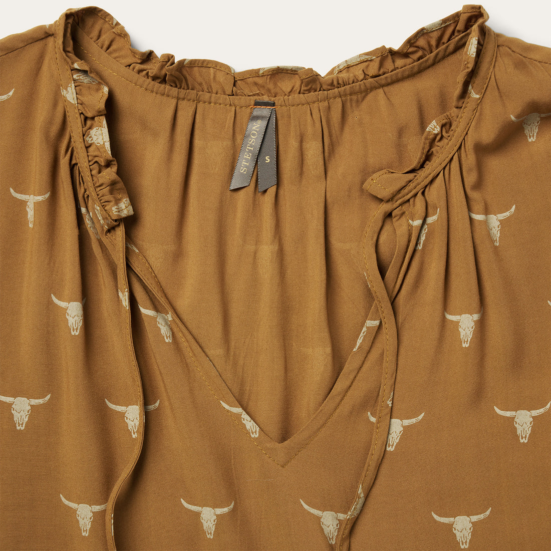 11-057-0590-7036 STETSON MOJAVE LONGHORN PRINT DRESS