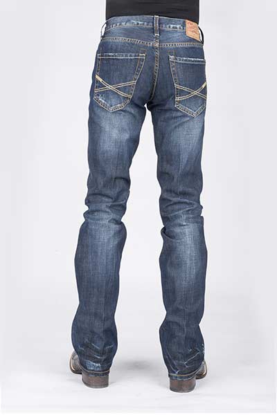 11-004-1014-3000 STETSON MENS JEANS DARK WASH