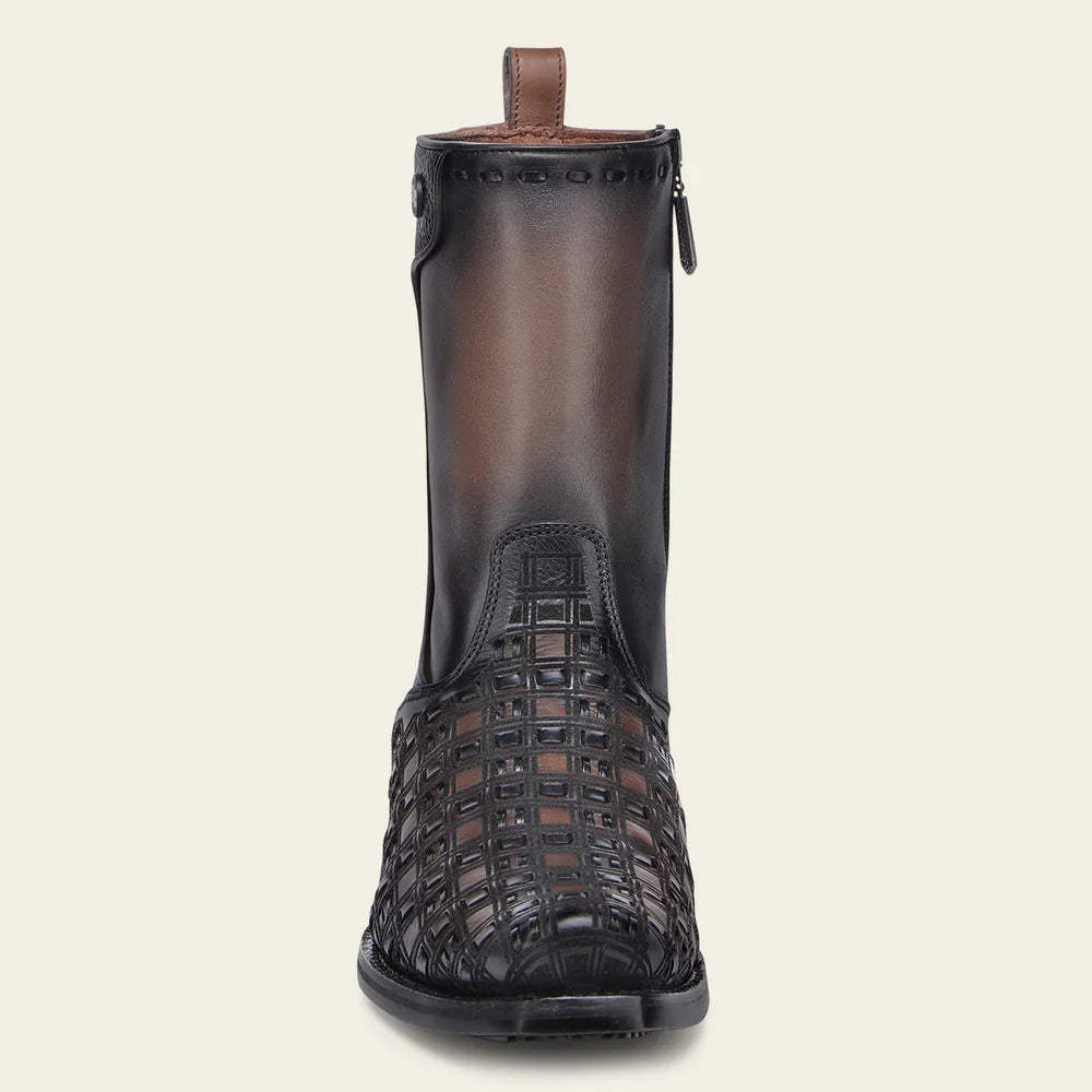 CU940 CUADRA MN CHOCOLATE & BLACK LASER BOOT