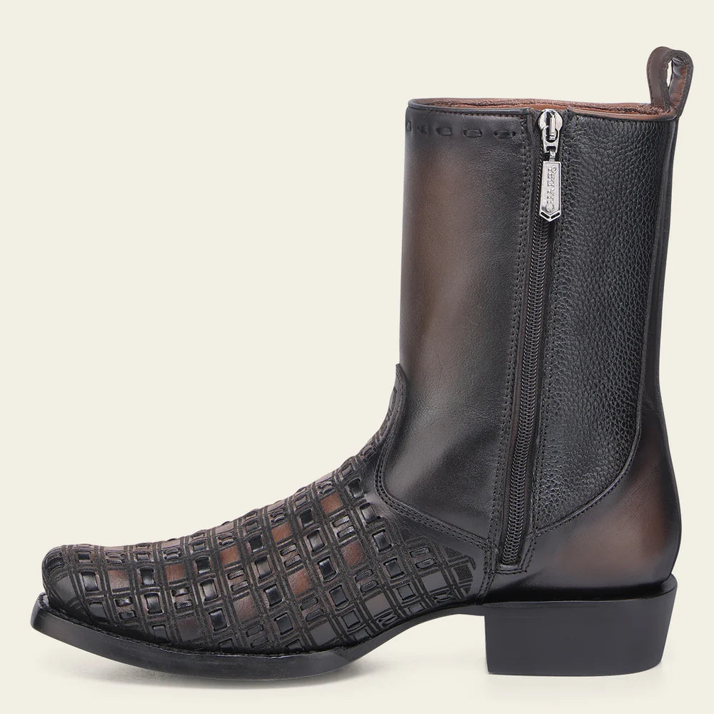 CU940 CUADRA MN CHOCOLATE & BLACK LASER BOOT