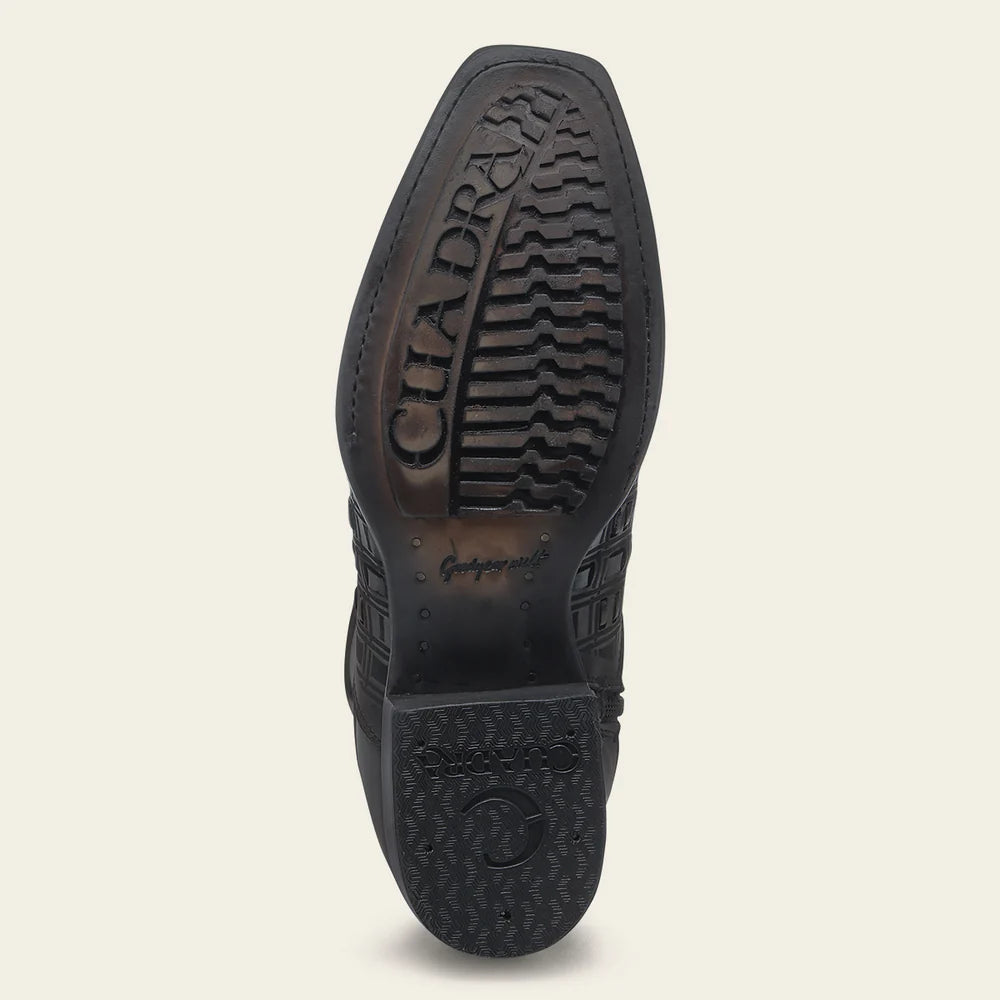 CU940 CUADRA MN CHOCOLATE & BLACK LASER BOOT