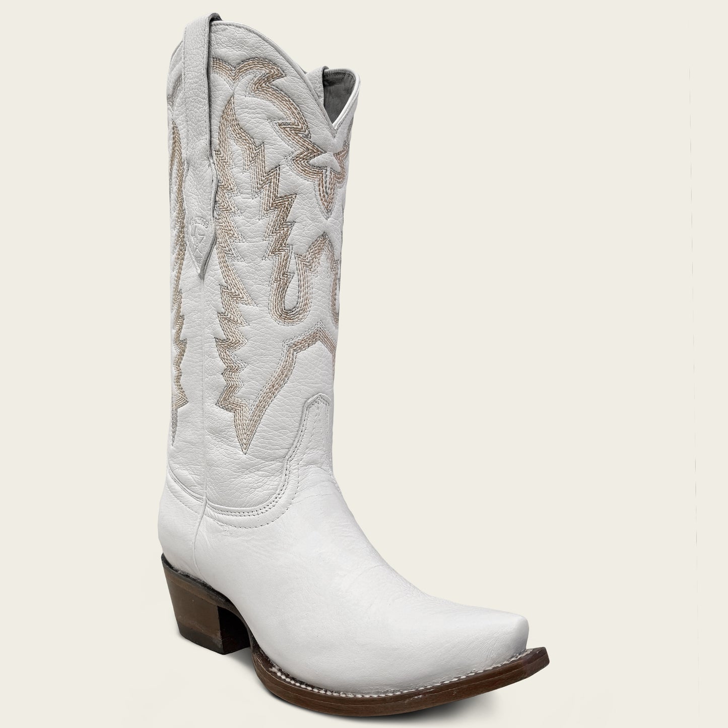34M8328 LOS ALTOS DEER COWGIRL WHITE BOOTS