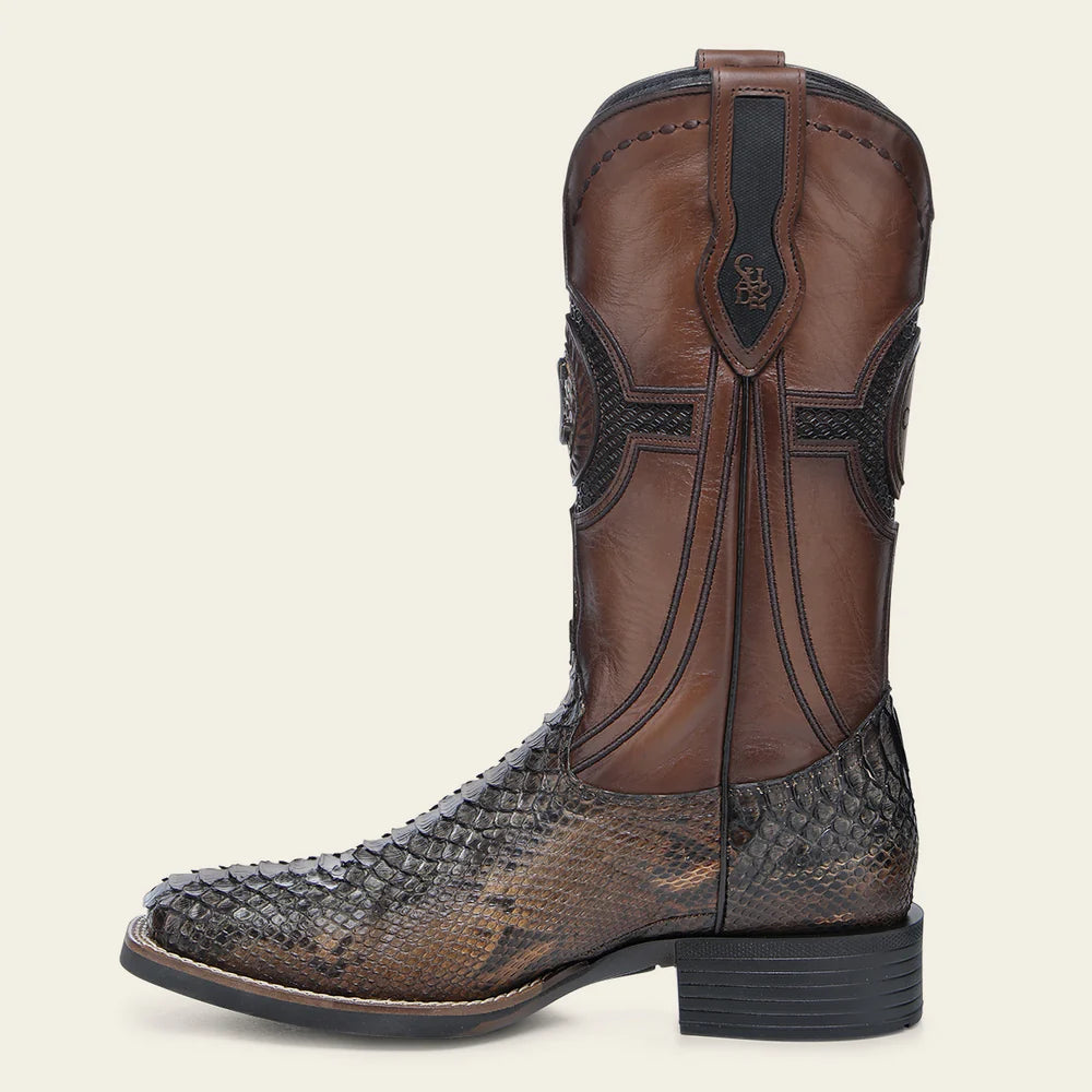 CU978 CUADRA BROWN PYTHON BOOTS