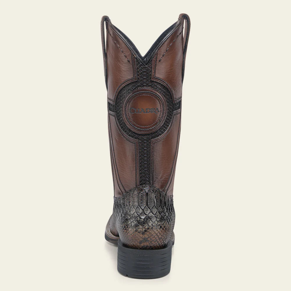CU978 CUADRA BROWN PYTHON BOOTS