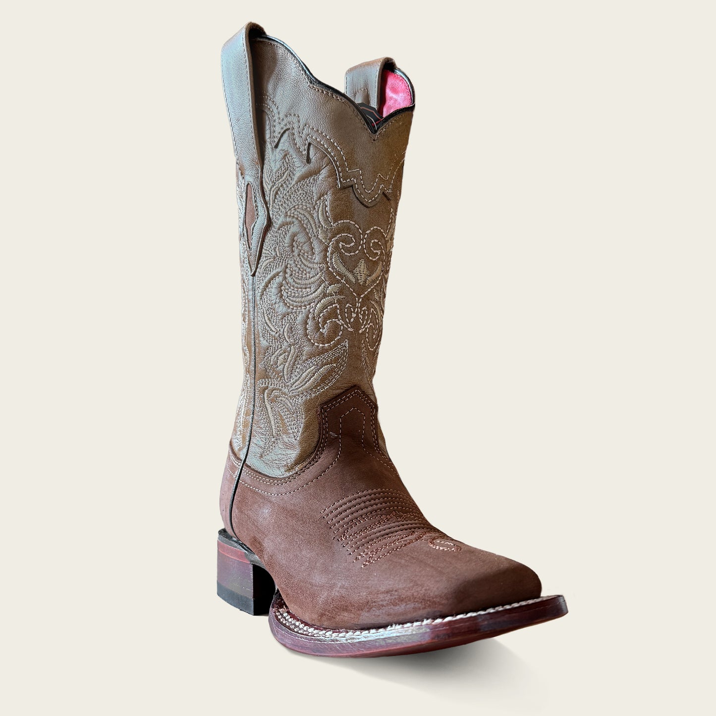 322N6361 LOS ALTOS NOBUCK WESTERN BOOT WM