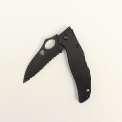 A710010101 ARIAT FOLDING SERRATED BLACK NIFE