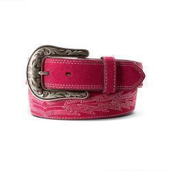 A1568029 ARIAT LADIES CASANOVA HOT PINK BELT