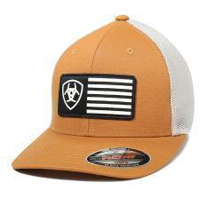 A300065108 ARIAT FLAG TAN CAP
