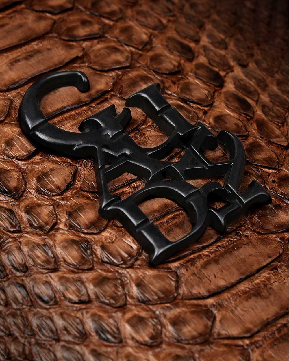 DU503 CUADRA PYTHON CROSS BODY BAG