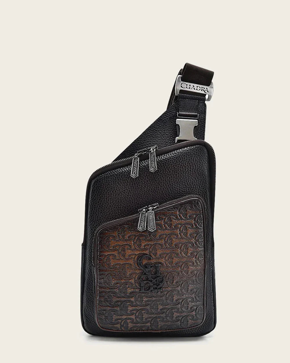 DU595 CUADRA BG DARK BROWN SHOULDER BAG