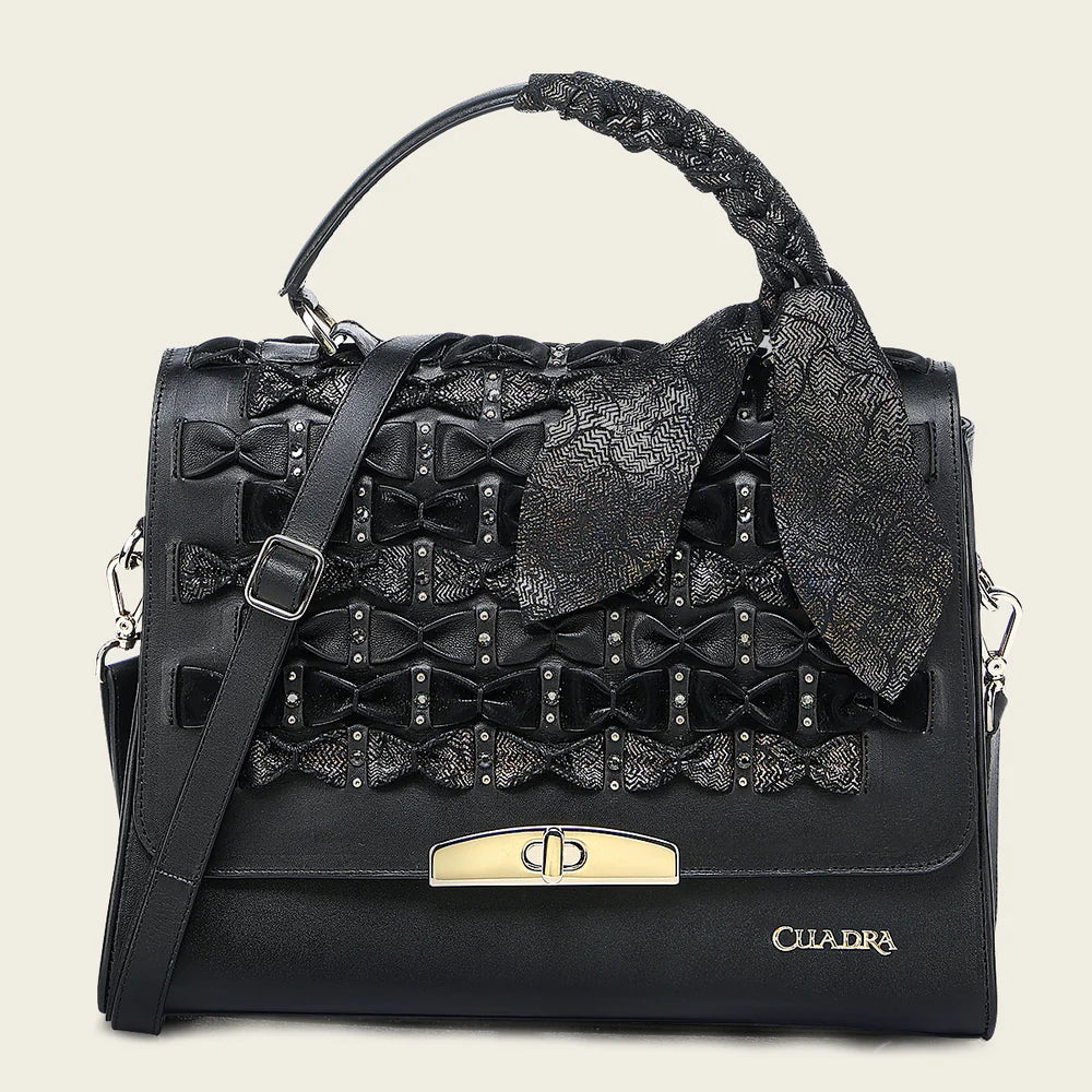 DU473 LD CHOCOLATE STINGRAY LASER & ZIPPER BAG