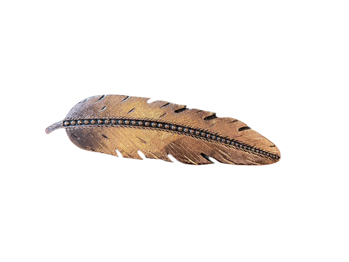 HP-F3 HAT PIN METAL FEATHER