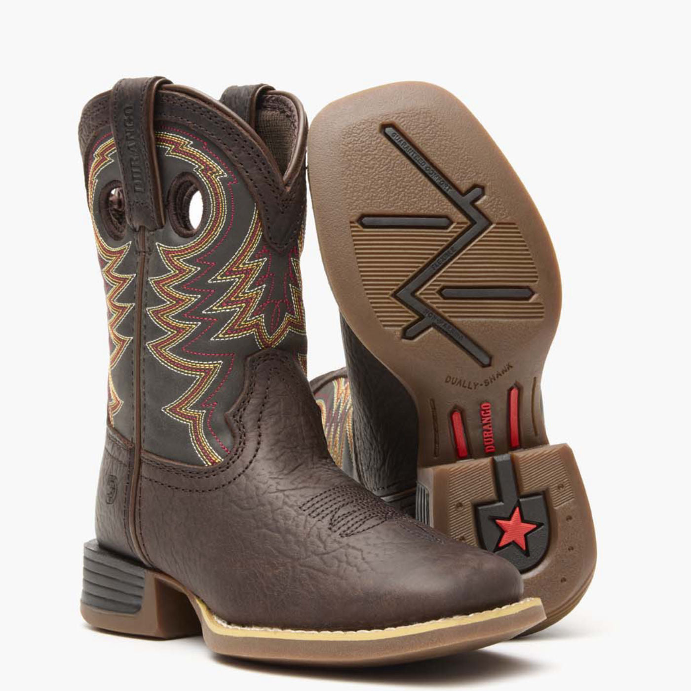 DBT0219Y DURANGO LIL' REBEL PRO BROWN WESTERN BOOTS