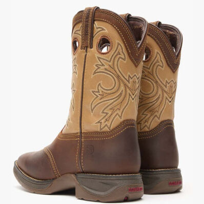 DBT0240Y Durango Boys' Lil Rebel Embroidered Western Boots - Broad Square Toe