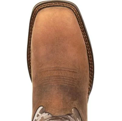 DDB0166 REBEL BY DURANGO DESERT CAMO PULL-ON WESTERN BOOT