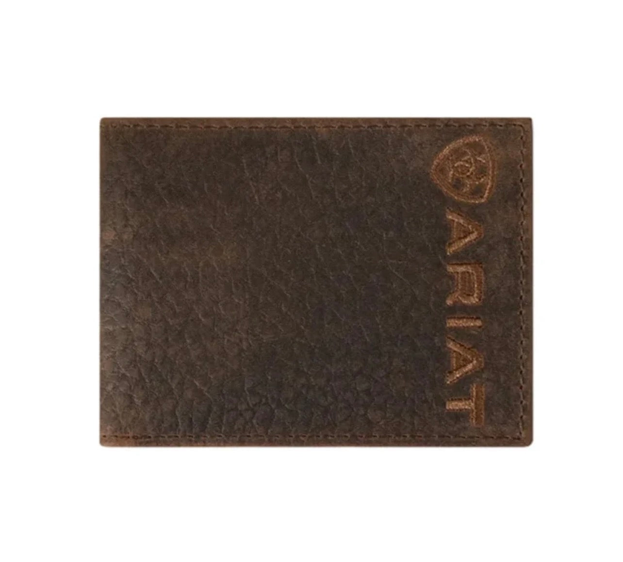 A3554502 ARIAT BULLHIDE EMBROIDERED BIFOLD WALLET