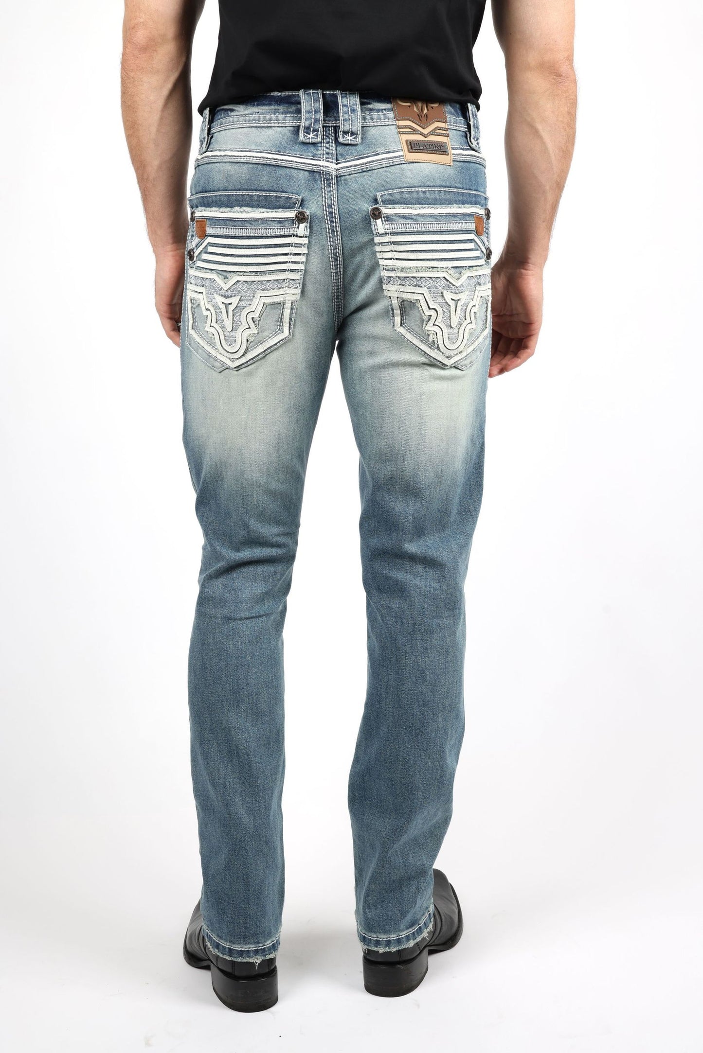 PHD9718 PLATINI TRIPLE STITCH SIGNATURE POCKET JEANS