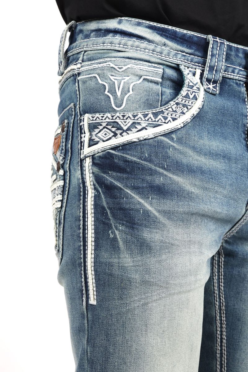 PHD9718 PLATINI TRIPLE STITCH SIGNATURE POCKET JEANS