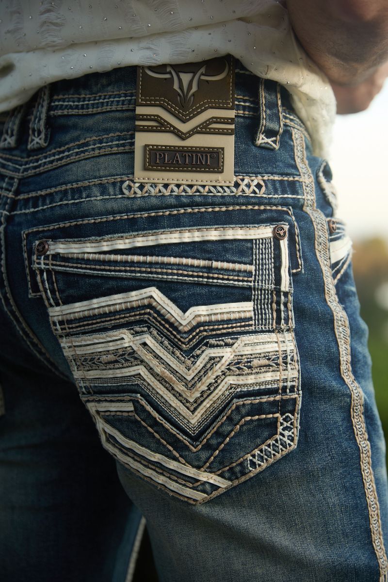 PHD10766 PLATINI TRIPLE STITCH SIGNATURE POCKET JEANS