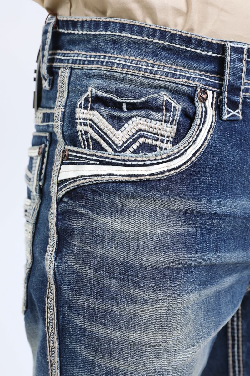 PHD10766 PLATINI TRIPLE STITCH SIGNATURE POCKET JEANS