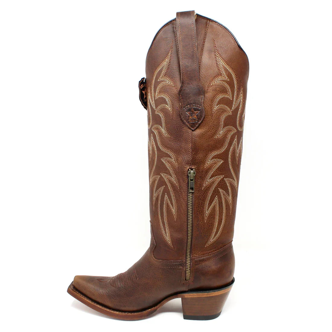 3819940 LOS ALTOS LD SNIP TOE TALL SHAFT RAGE WALNUT BOOTS