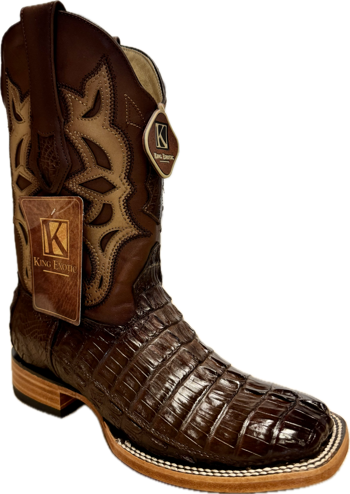 48220116 LOS ALTOS CAIMAN TAIL EXOTIC COWBOY BOOT