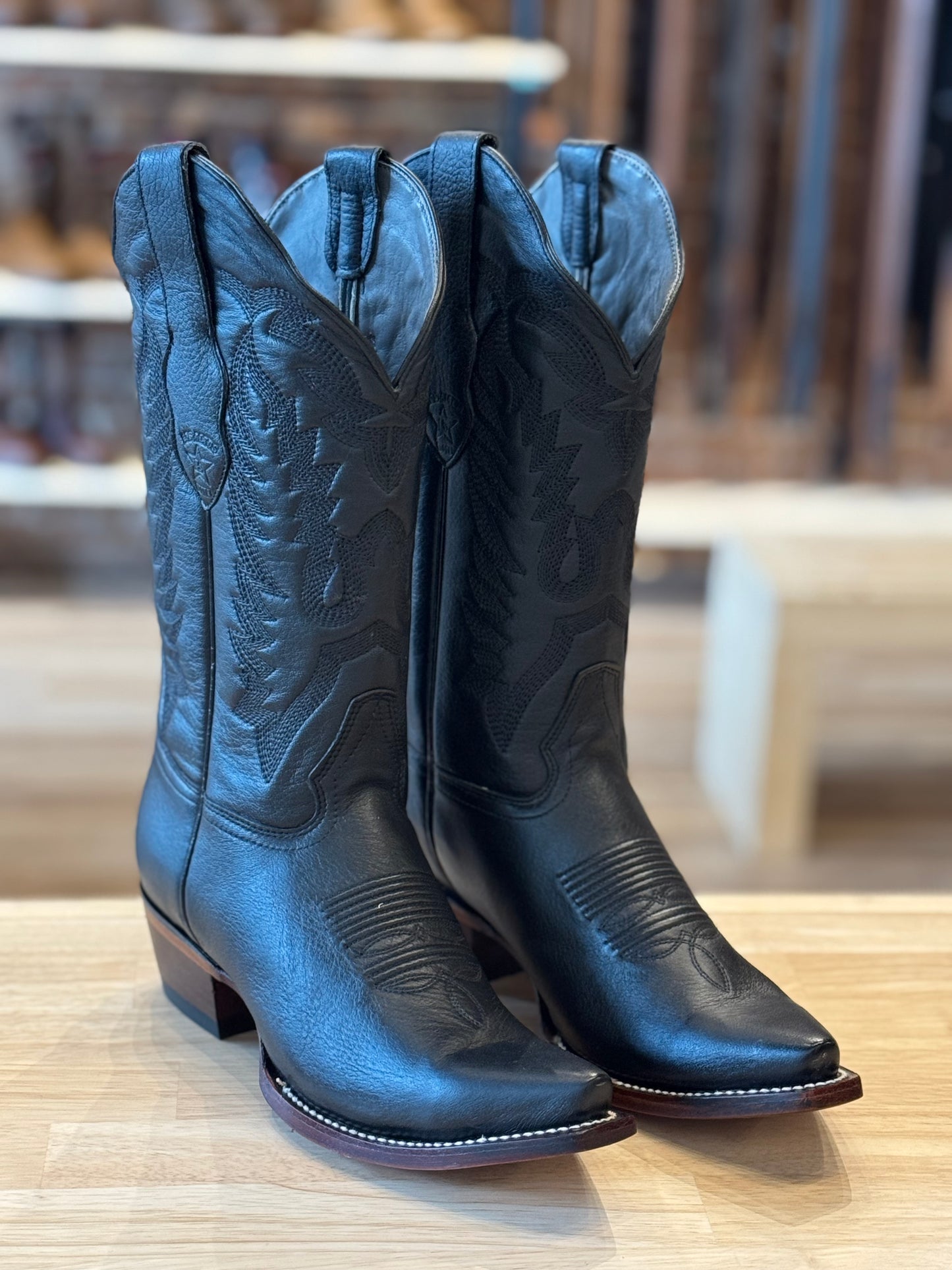 34M8305 LOS ALTOS LD DEER BLACK BOOTS