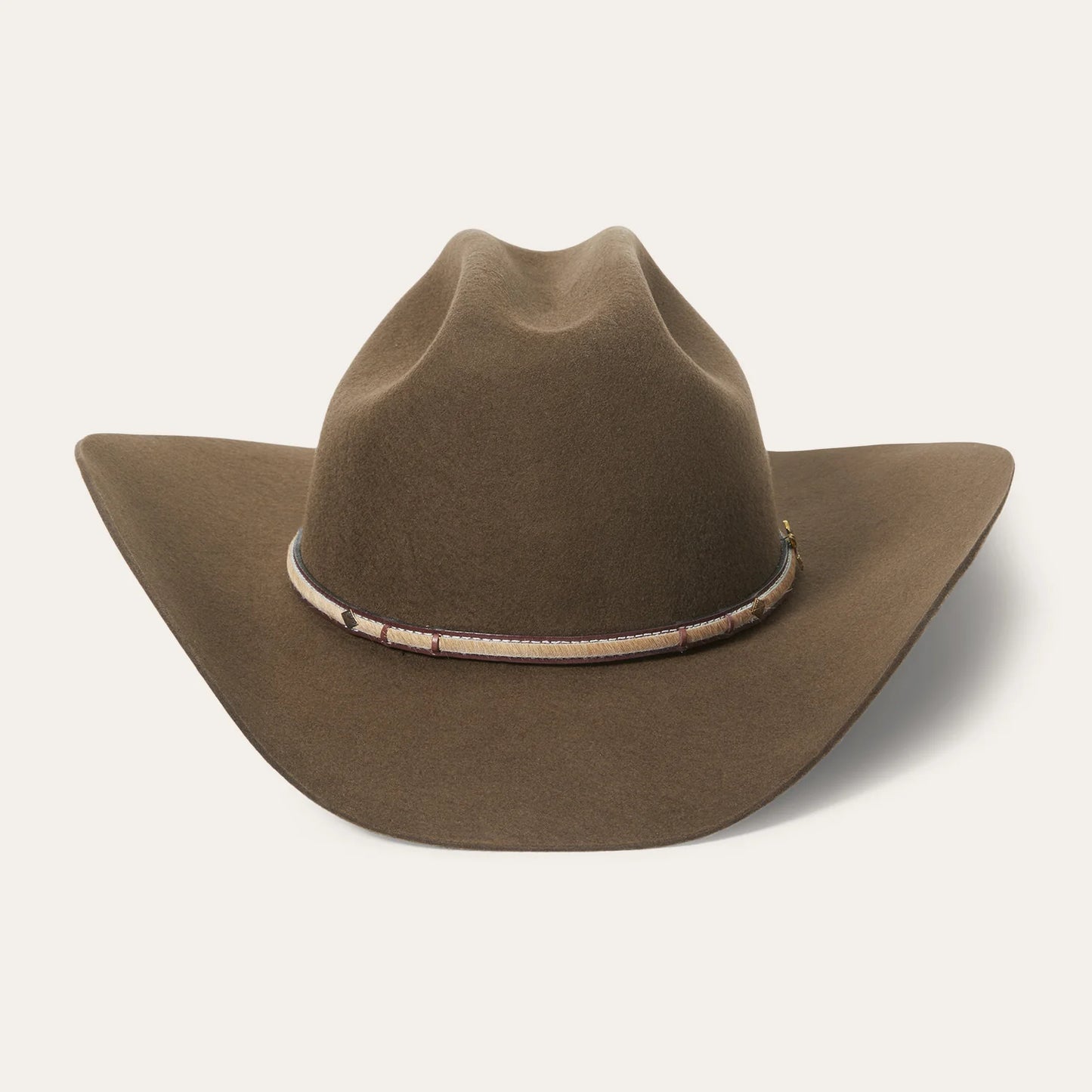 SBPWRV-754023 STETSON 4X POWDER RIVER BUFFALO FUR FELT HAT MINK