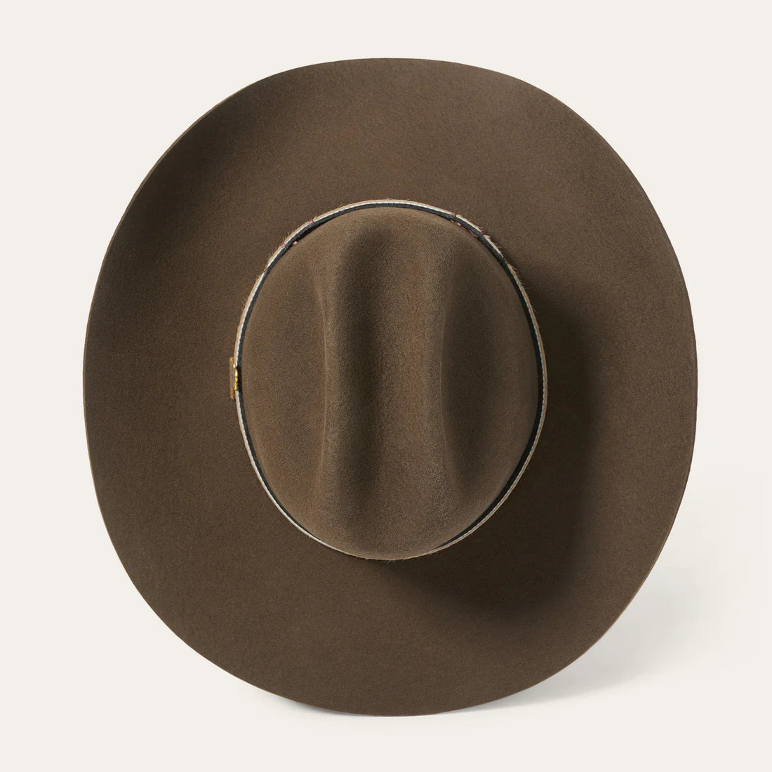 SBPWRV-754023 STETSON 4X POWDER RIVER BUFFALO FUR FELT HAT MINK