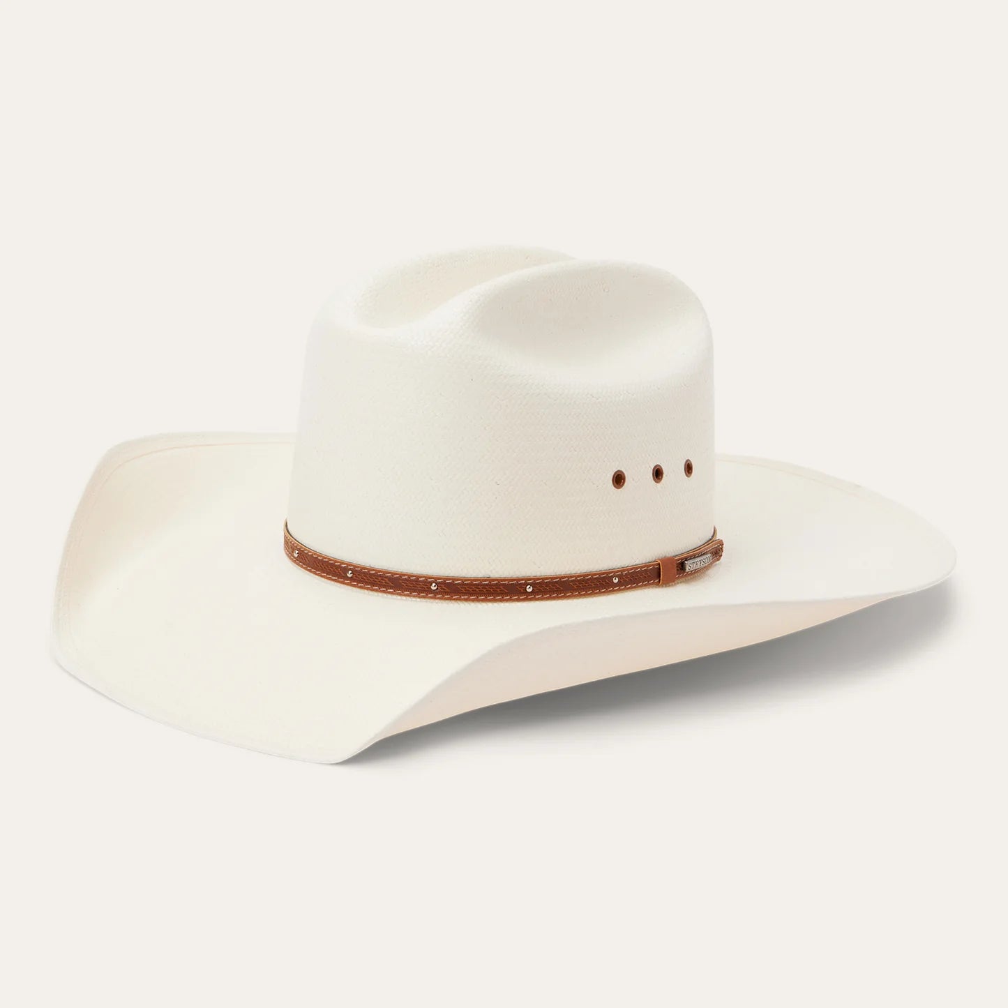 SSSTNH-6842-81-70 STETSON 10X STANHOPE STRAW COWBOY HAT