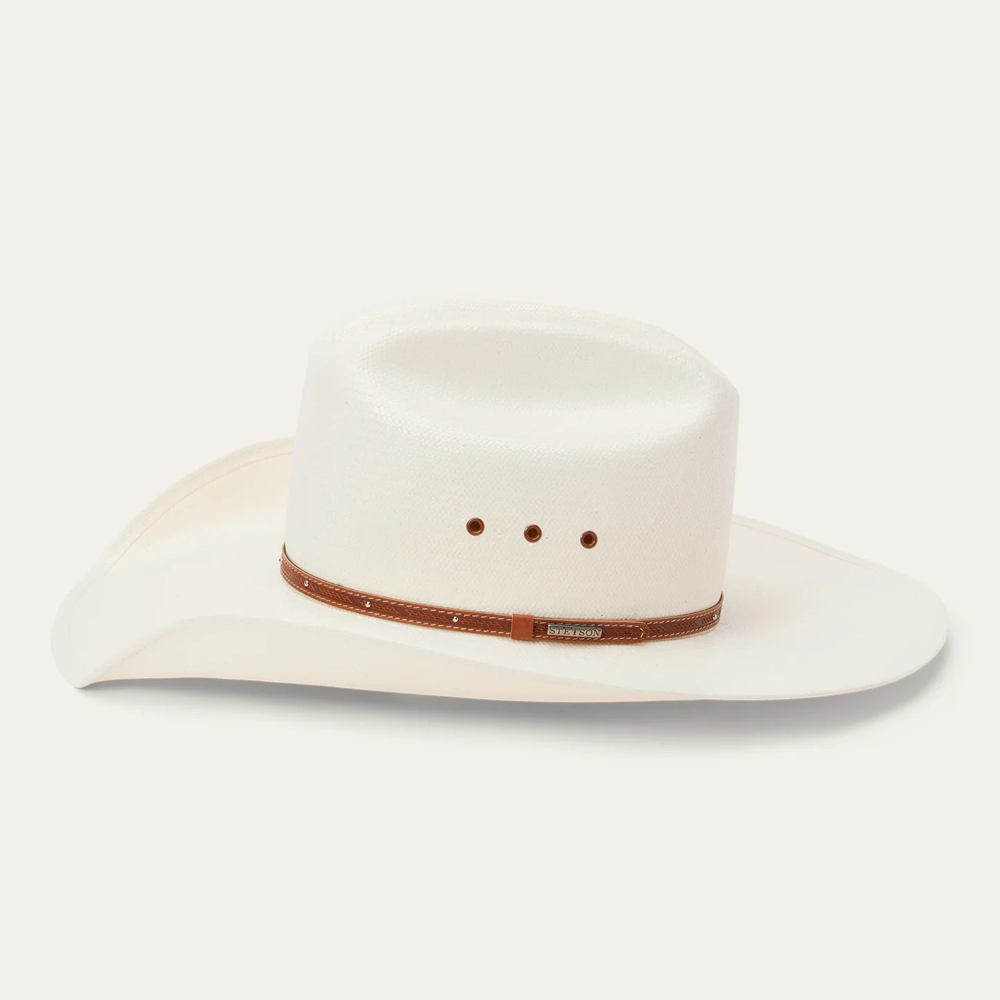 SSSTNH-6842-81-70 STETSON 10X STANHOPE STRAW COWBOY HAT