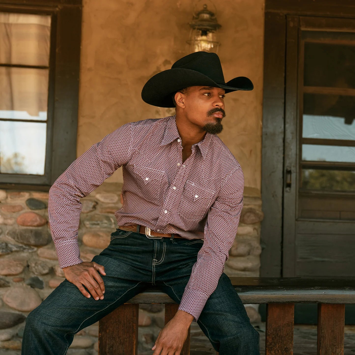 SWBRNM-7242-07-66 STETSON 4X BRENHAM COWBOY HAT