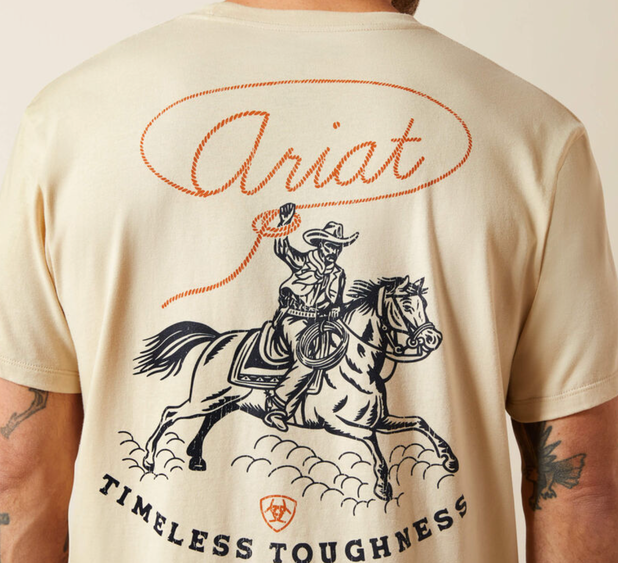 10065893 ARIAT ROPER'S DELIGHT T-SHIRT- NATURAL