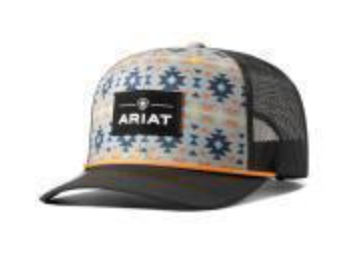 A300083197 ARIAT MENS SOUTHWEST SUEDE PATCH MULTI CAP