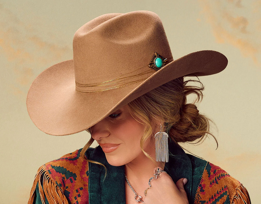 CWKPST-LG4062MO KEEP ON STRUMMING WESTERN HAT- LAINEY WILSON- FAWN