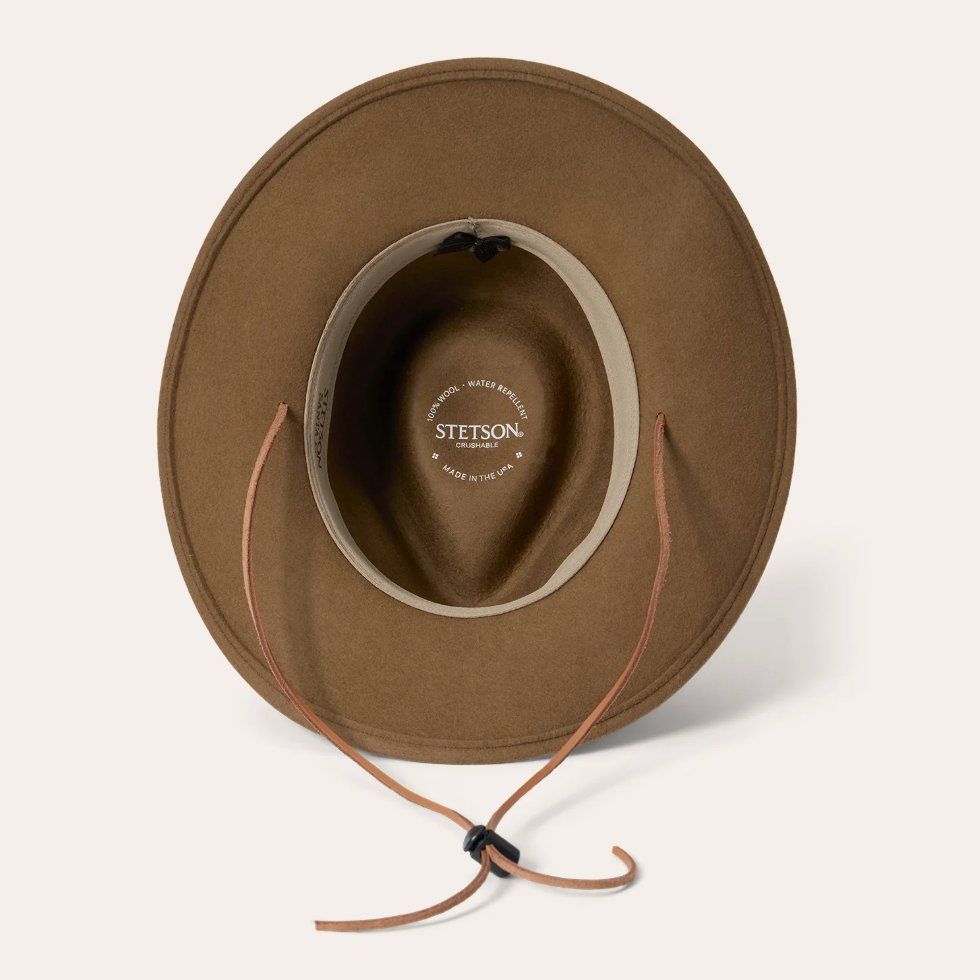 SWSTFE-8132B5LO SANTA FE OUTDOOR HAT STETSON- DRIFTWOOD