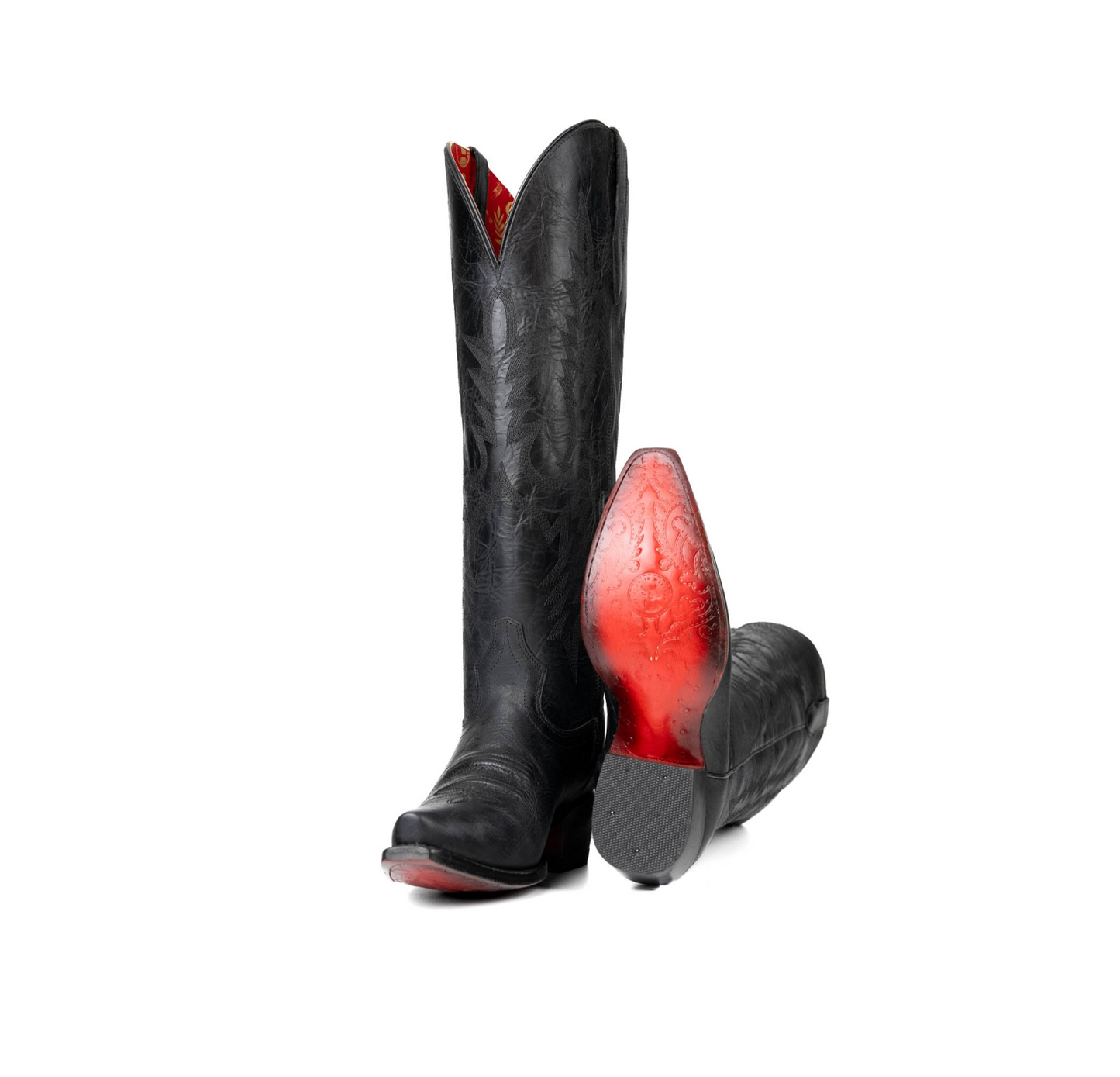 ROCK'EM SCARLETT TALL WIDE CALF SNIP TOE COWGIRL BOOTS