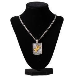 32164 TWISTER MEN NECKLACE 24" CHAIN BULLRIDER