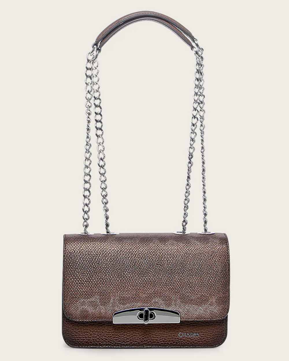 DU694 CARUNGA BROWN HANDBAG