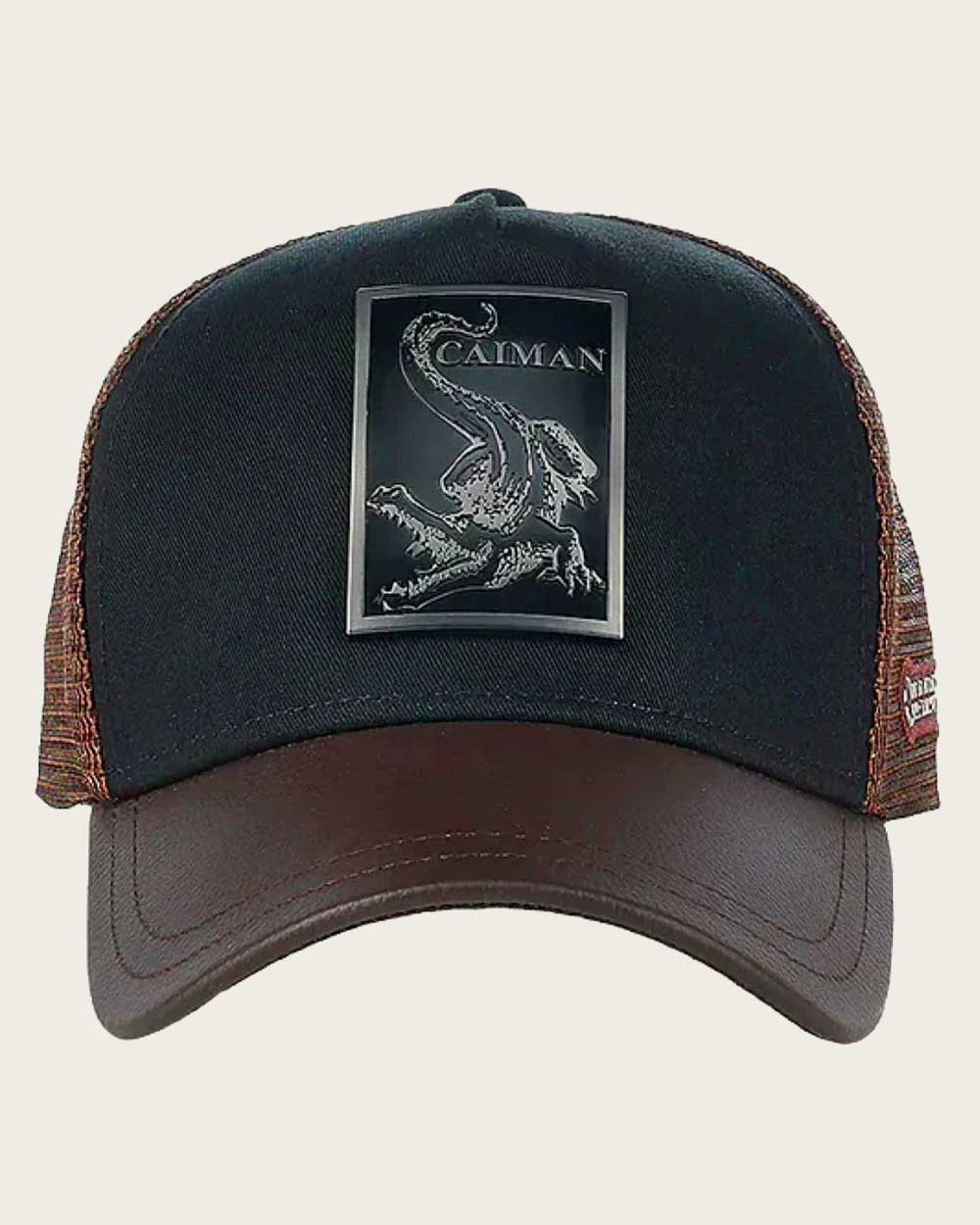 CC117 CUADRA CHOCOLATE CAP - CAIMAN METAL PATCH