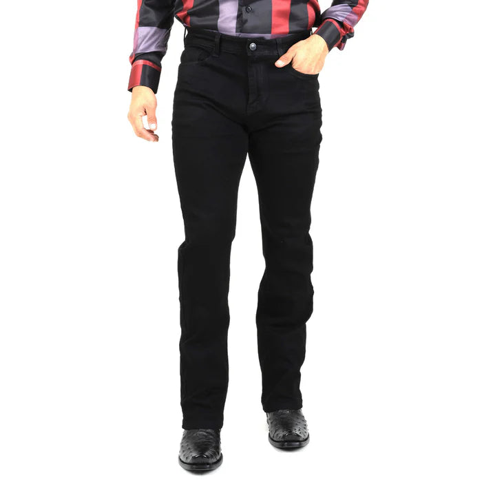 BCJ7843 PLATINI HOLT JET BLACK PANTS