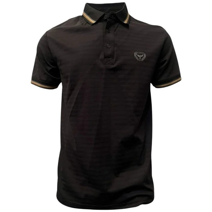 LAM28217 LAMASINI BLACK SHORT SLEEVE SHIRT