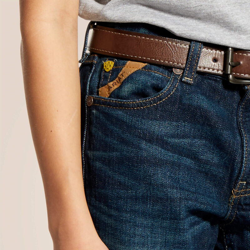 10023450 ARIAT BOYS B5 STRETCH LEGACY STACKABLE STRIGHT LEG
