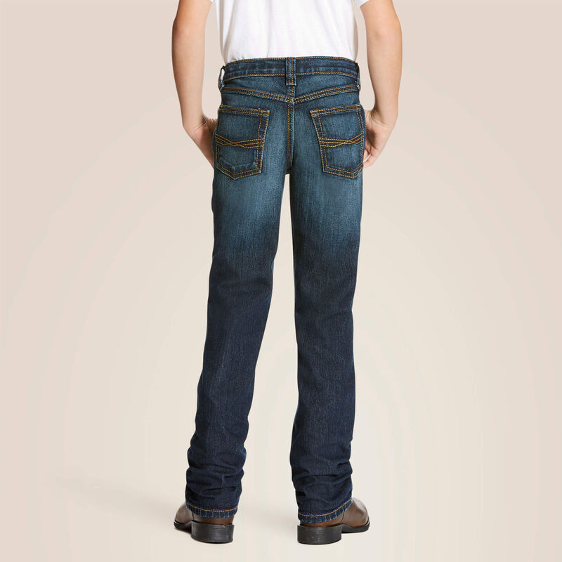 10023450 ARIAT BOYS B5 STRETCH LEGACY STACKABLE STRIGHT LEG