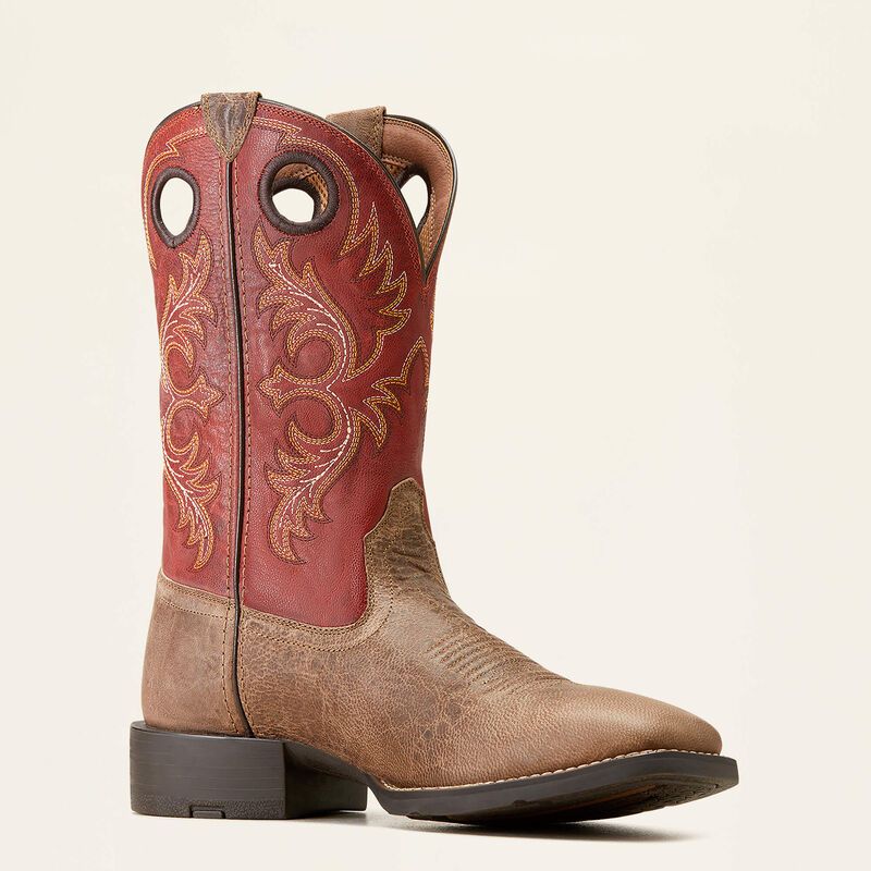 10042402 ARIAT SPORT RODEO BROWN BOOTS