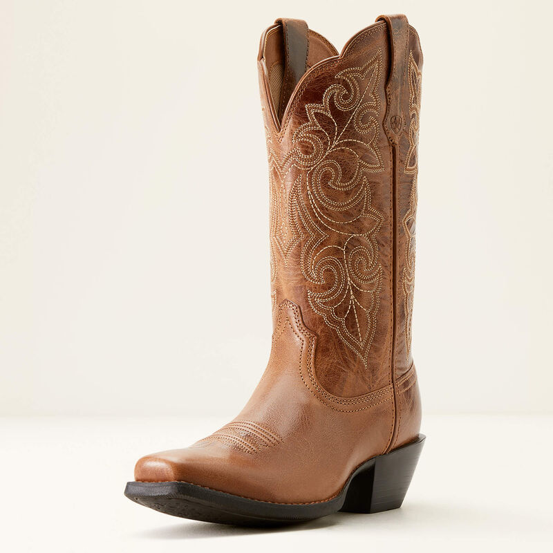 10053733 ROUND UP TOE SQUARE WESTERN BOOT