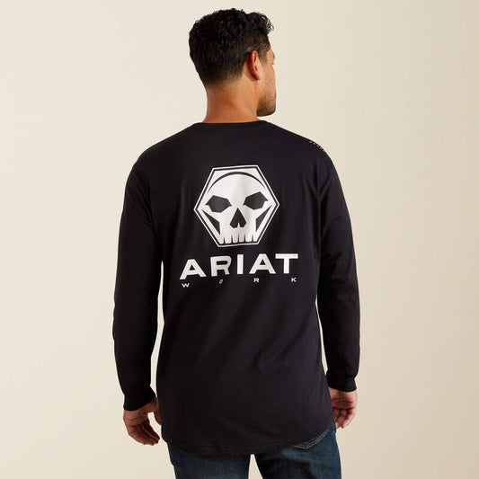 10062777 Rebar Workman Bolt Skull T-Shirt